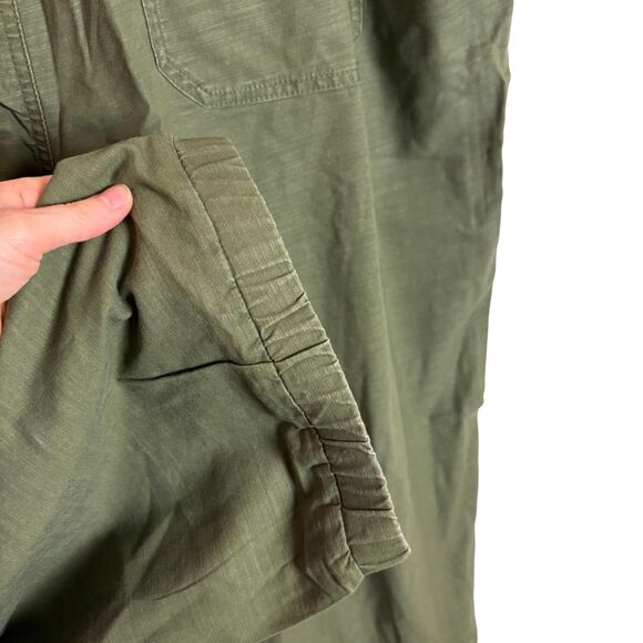 NWT Lane Bryant Green Soft Slub Capri Women's 22/24 Mid-Rise Plus Size - Picture 5 of 7